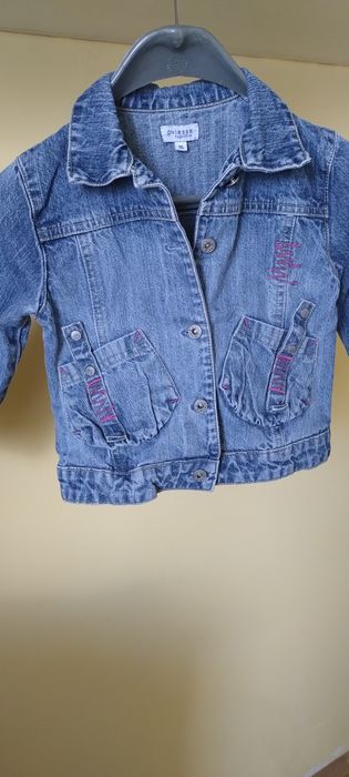 Дънково яке за малко момиченце