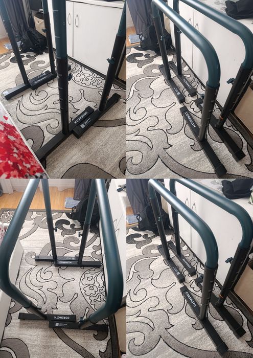 Paralele fitness Corength Training Station 100 – reglabile și pliabile