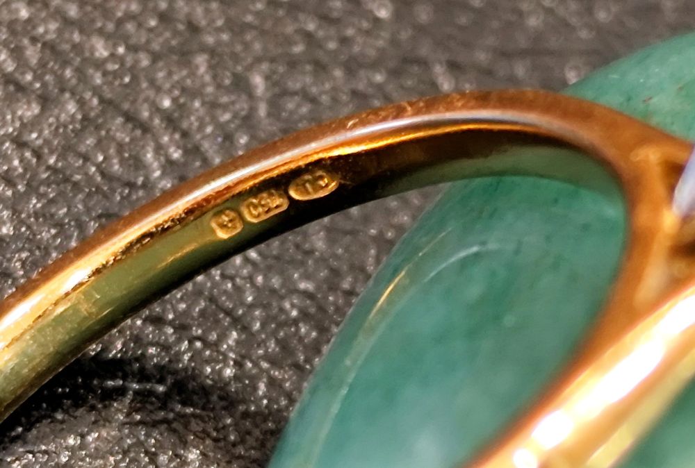 Златен Пръстен 18к / Диамант 0,24ct / F /