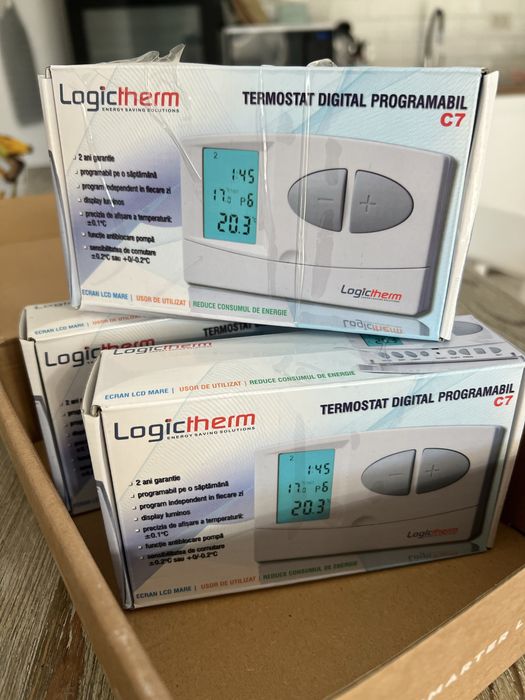 Termostat cu fir programabil Logictherm C7 •nou•