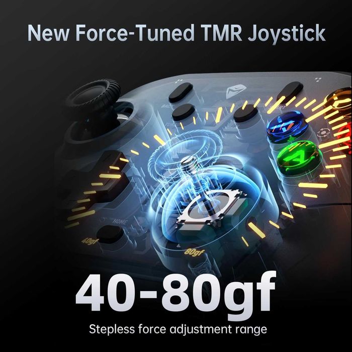 Геймпад Machenike G6V2PE TMR RGB 1000Hz бял