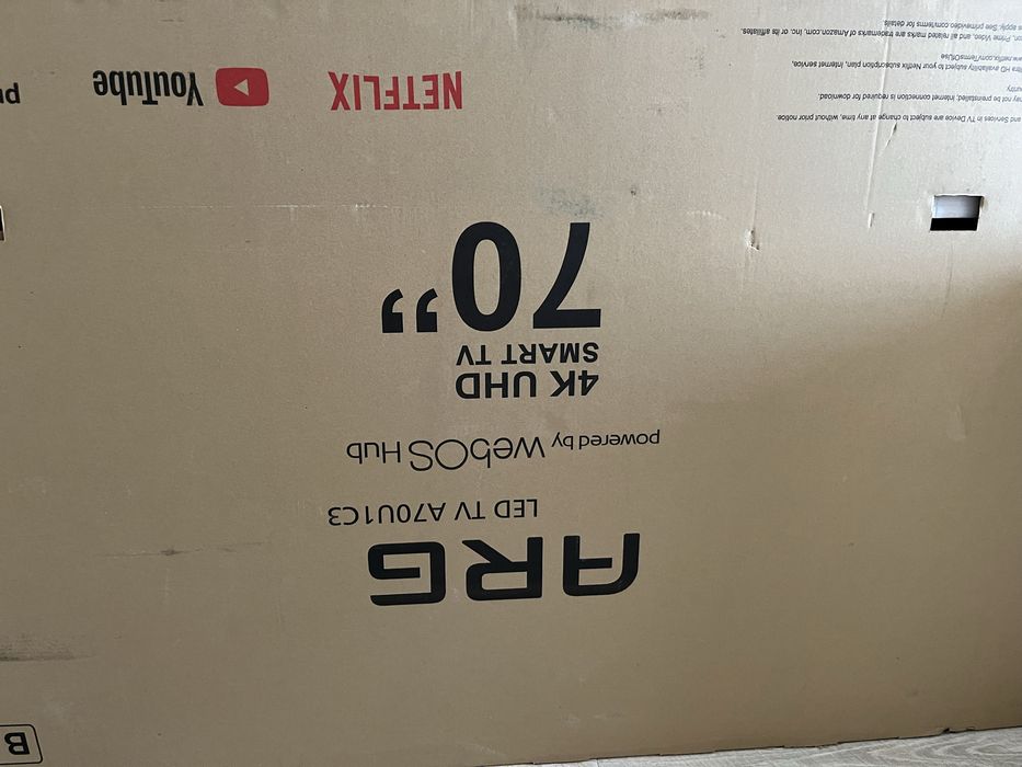 Новый Телевизор ARG 70”
