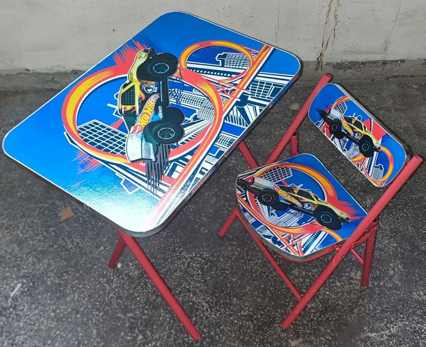 Детски чин - масичка със стол - различни герои