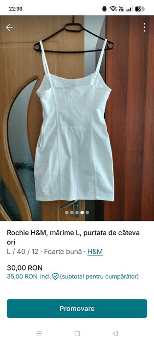Rochie h&m mărime L