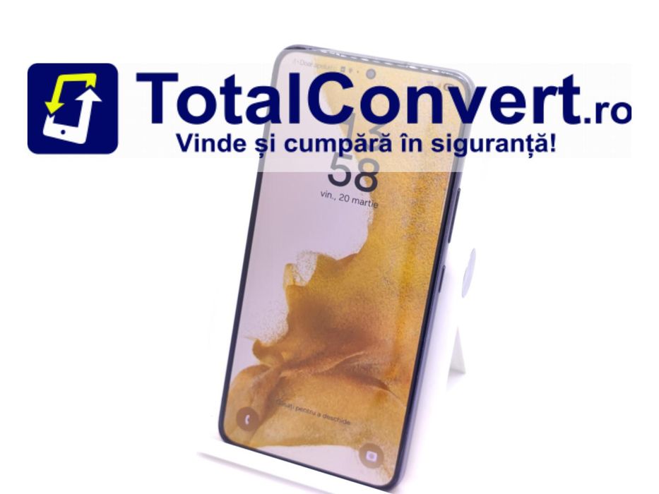 Samsung S22 5G 128GB Phantom Black 8GB, Garantie 24 luni | #D91829