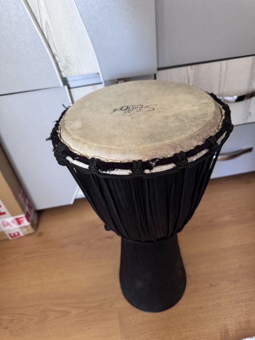 Tobă Africană Djembe Profesională Schalloch Percussion - Piele Naturală