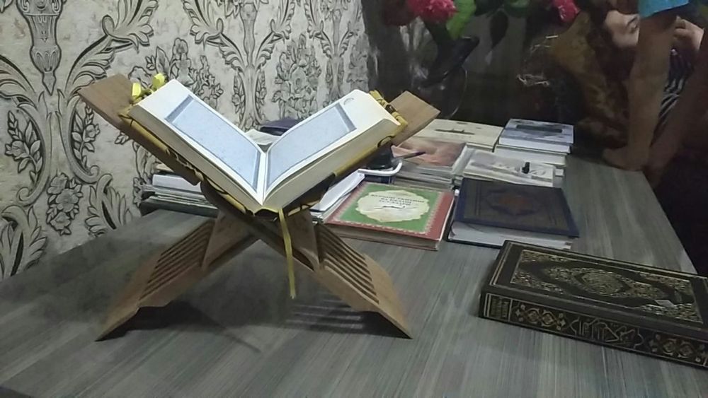 Lavx Quron óqigani Xadiya qilgani.