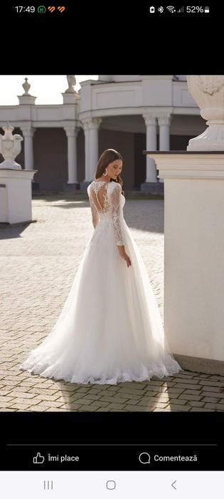 Rochie mireasa marimea 40 (m-L)