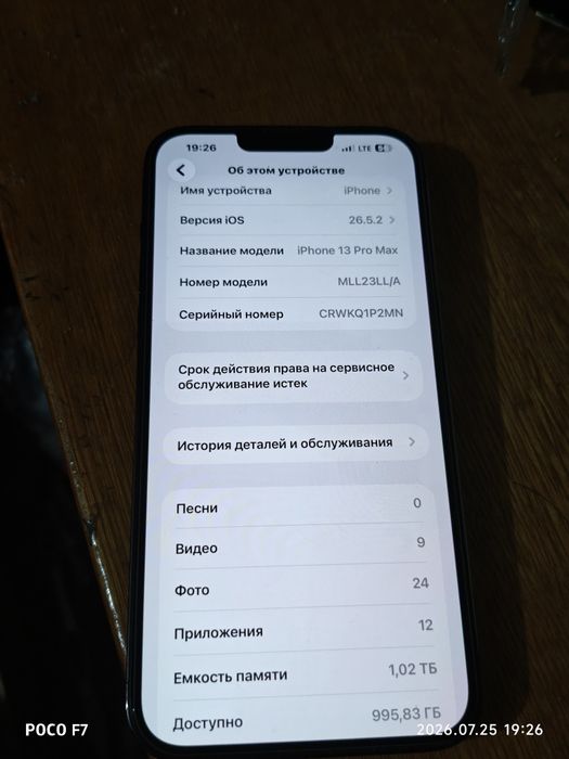 Iphone 13 pro max 1TB  yomks 89%