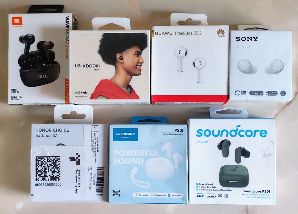 Căști audio In Ear noi, fullbox, diferite modele !