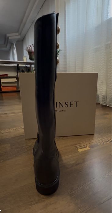 Twin set ботуши черни