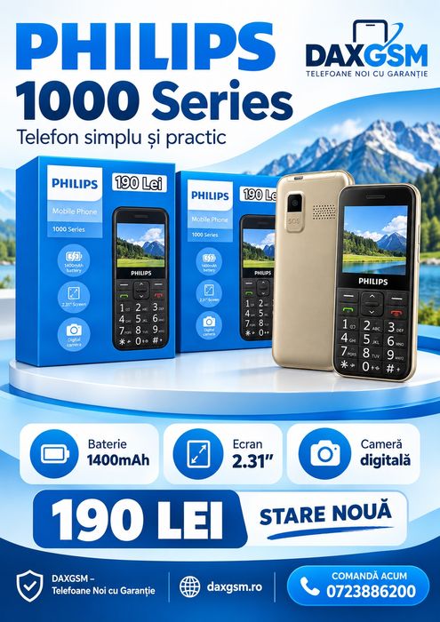 Philips E171L, Sigilat, Garanție
