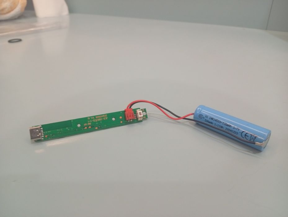 Самодельный разобранный модуль питания.  Разъём USB-C