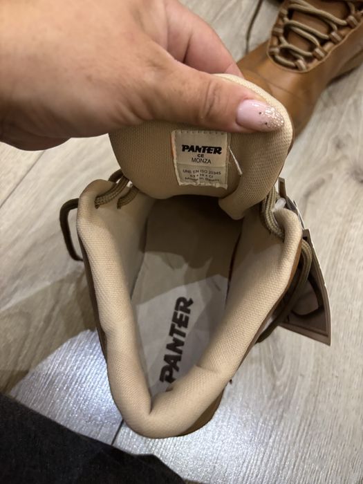 Мъжки работни обувки естествена кожа PANTER