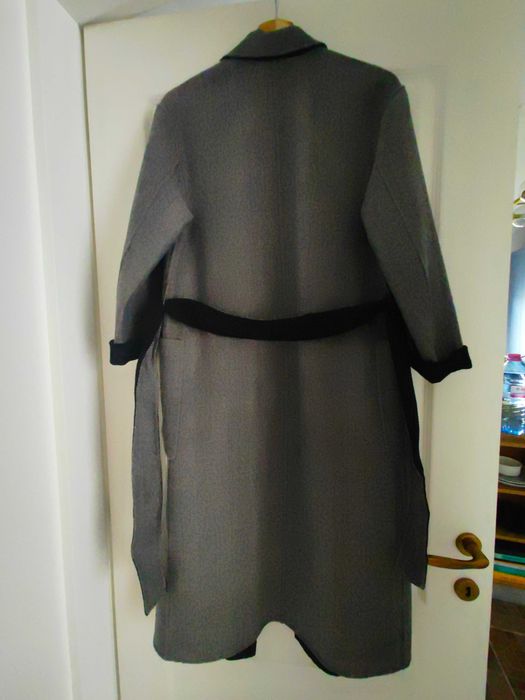 Palton casmir+lana Massimo Dutti