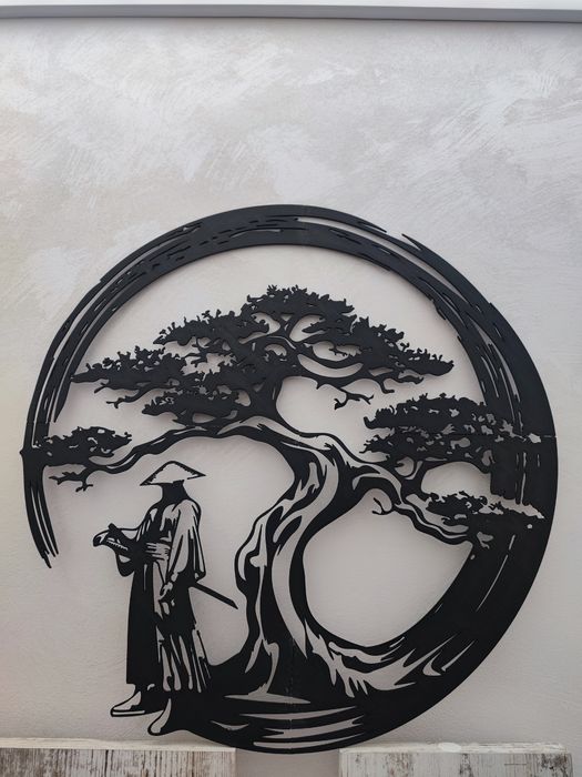 Самурай Картина от 3д принтер Декорация