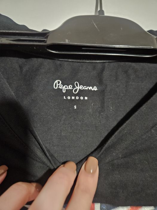 Черна оригинална тениска Pepe Jeasn
