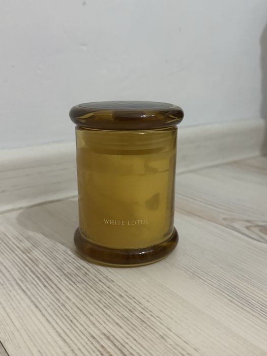 Арома-свеча белый лотос