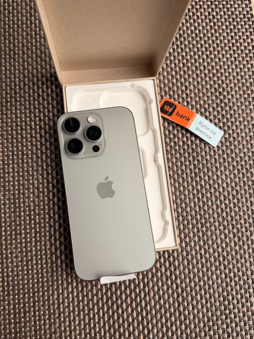 ЧИСТО НОВ! ГАРАНЦИЯ! iPhone 16 Pro 128Gb Лизинг от 34€/мес Natural Titanium  128gb