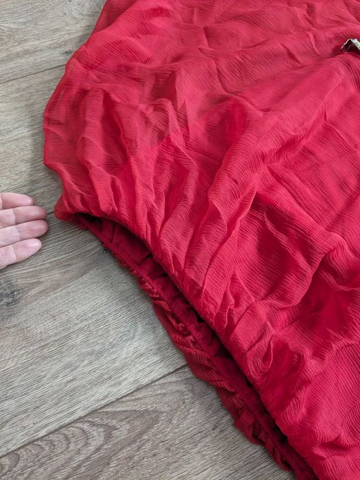 Depot 96 Bluza 100% matase rosie maneci fluture