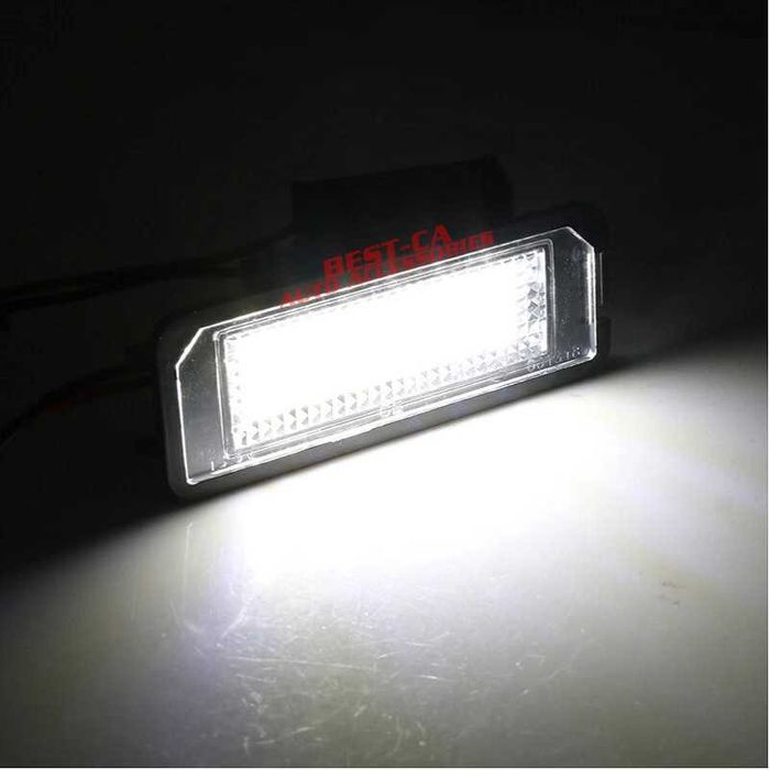 Комплект LED плафони за регистрационен номер Volkswagen, Seat и Skoda