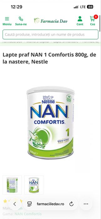 Nan comfortis toate modelele 1,2,3 sigilate