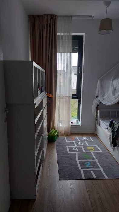 Casă de închiriat 4 camere, 90 mp utili, 2 locuri de parcare, complex inchis Cubic 6 Bragadiru