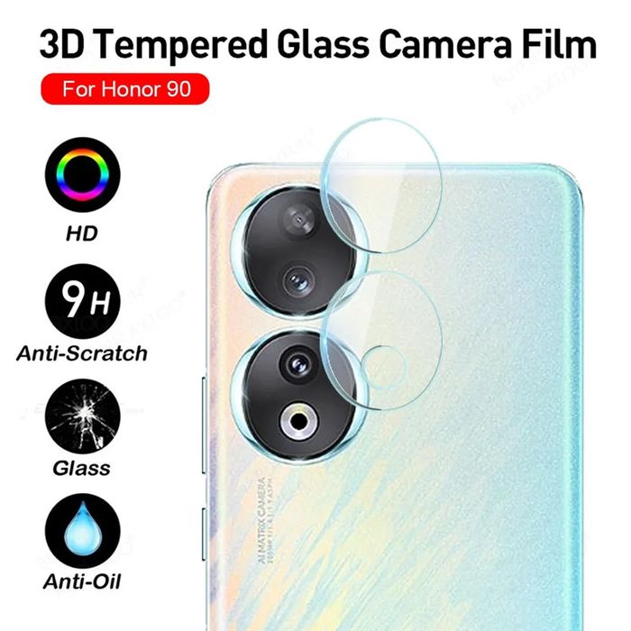 Honor 90 / 90 Lite / 3D 9H Стъклен протектор за камера