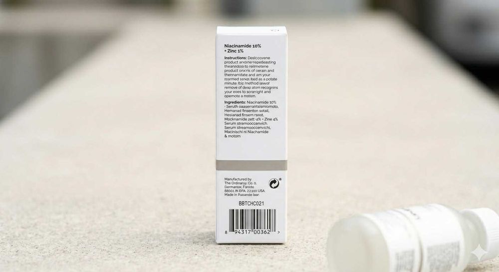 The Ordinary Niacinamide 10% + Zinc 1% — ОРИГИНАЛ