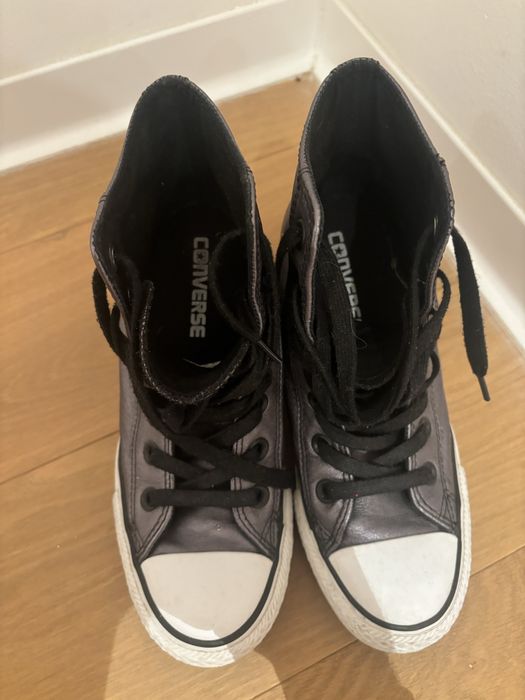 Adidasi Converse, nr 36, gri inchis