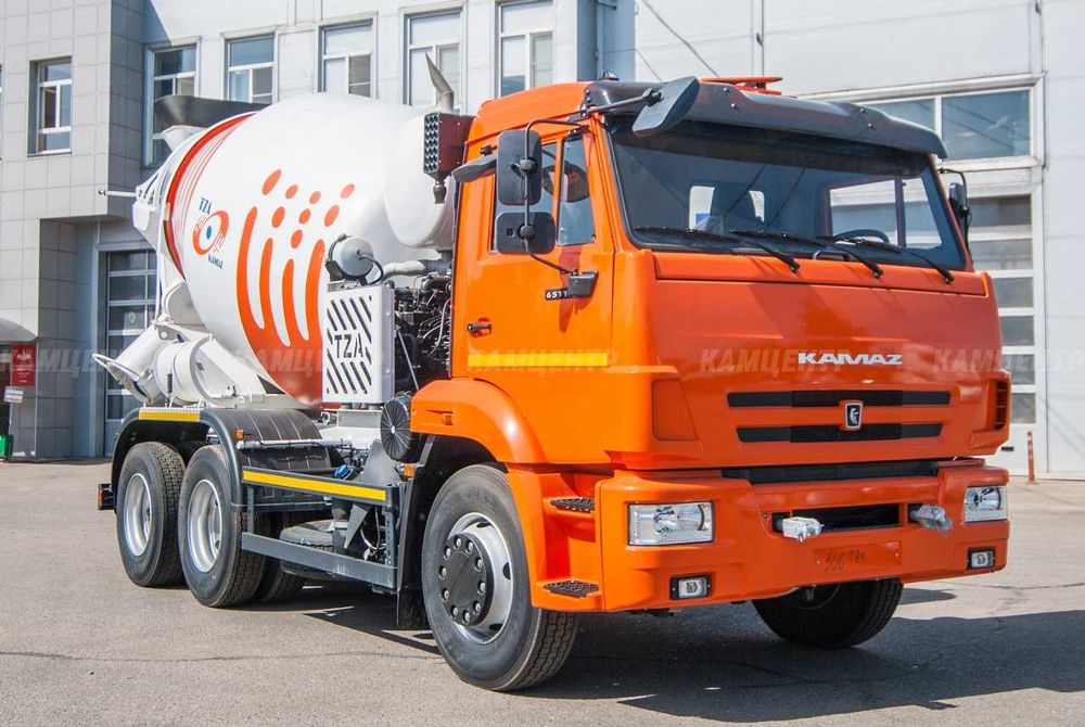 АБС Миксер Бетономешалка на шасси КАМАЗ 53229 на 7 кубов.