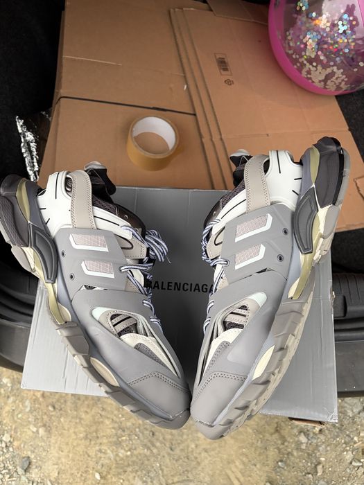 Balenciaga track grey white 46