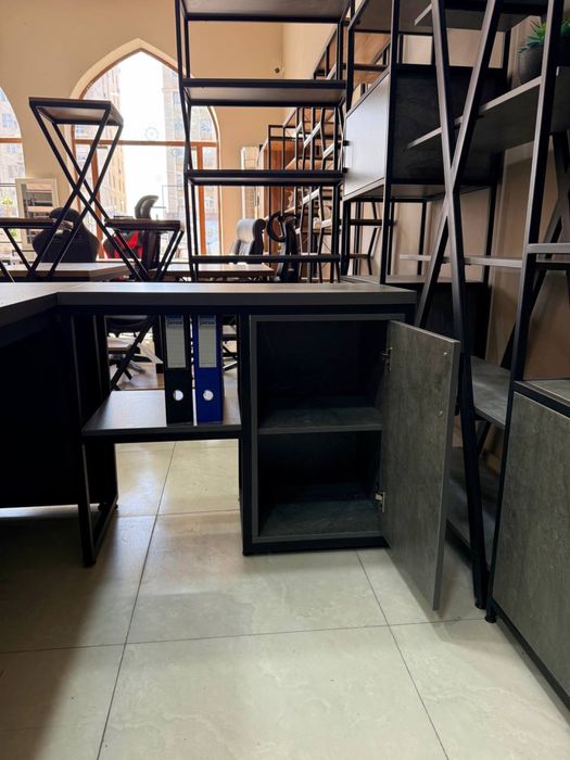 Директорский стол Rahbar stoli ofis stoli loft stol Tayyor