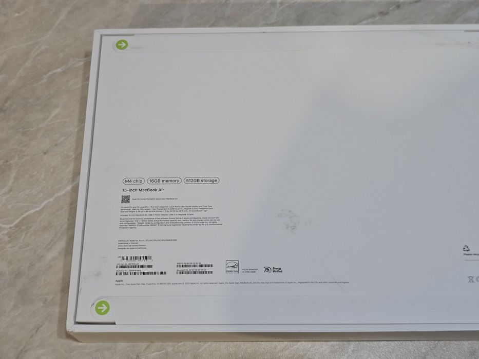 MacBook Air 15 M4 16/512 новый