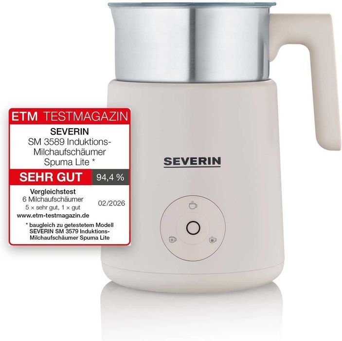 Пенообразувател за мляко Severin 500W, липсва резервната приставка.