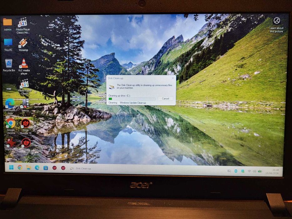 Acer Aspire A315-31-P49T 15.6" CPU Intel Pentium N4200 2.5GHz 4Gb DDR3 SSD 128Gb M2.Sata