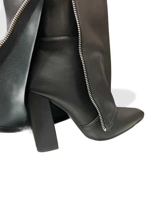 Дамски ботуши на висок ток-ПРОМОЦИЯ