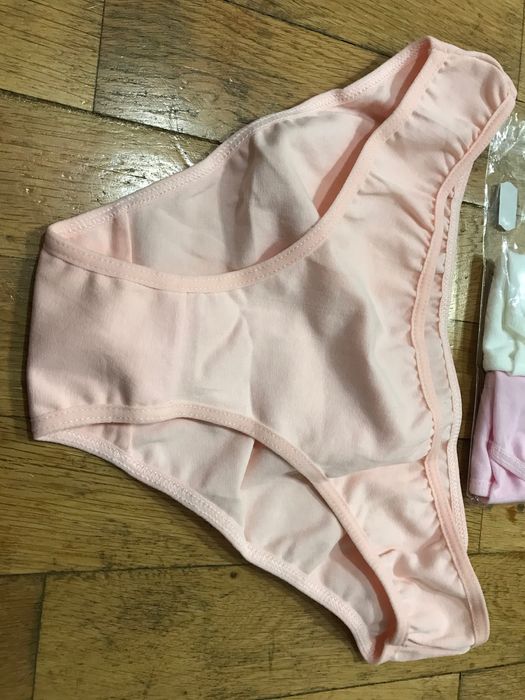 3 броя Venera Classic памучно белъо билини за момиче размер 164