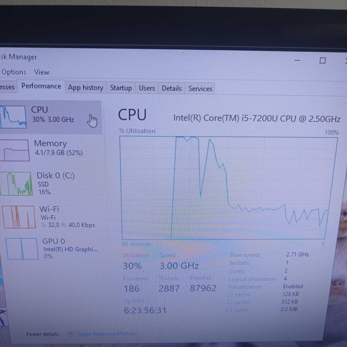 Laptop HP probook 430 g4 low gaming