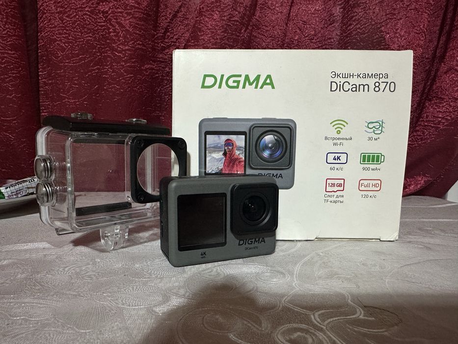 Экшн камера Digma dicam 870