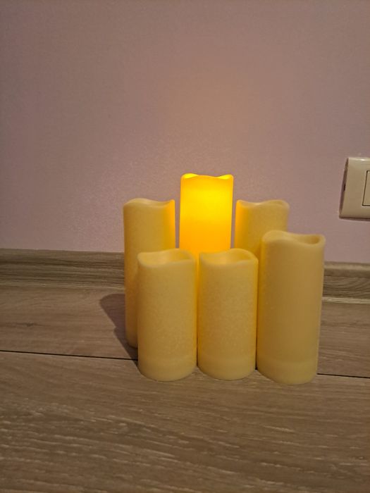 6 lumanari electrice