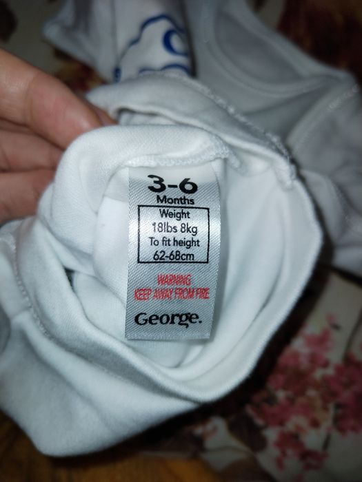 Бебешко боди George с щампа на Chelsea