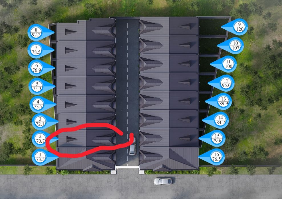 Choshtepadan 2 qavatli tayyor kotej sotiladi