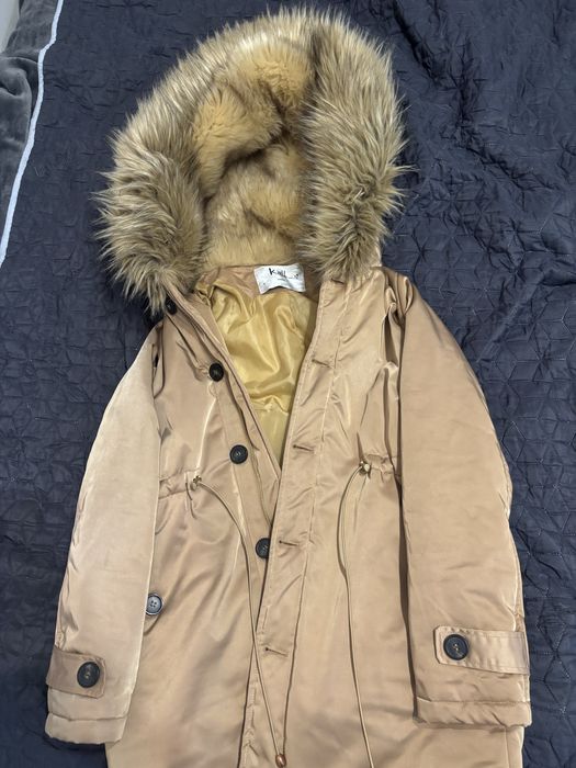 Уникално дамско яке с пух