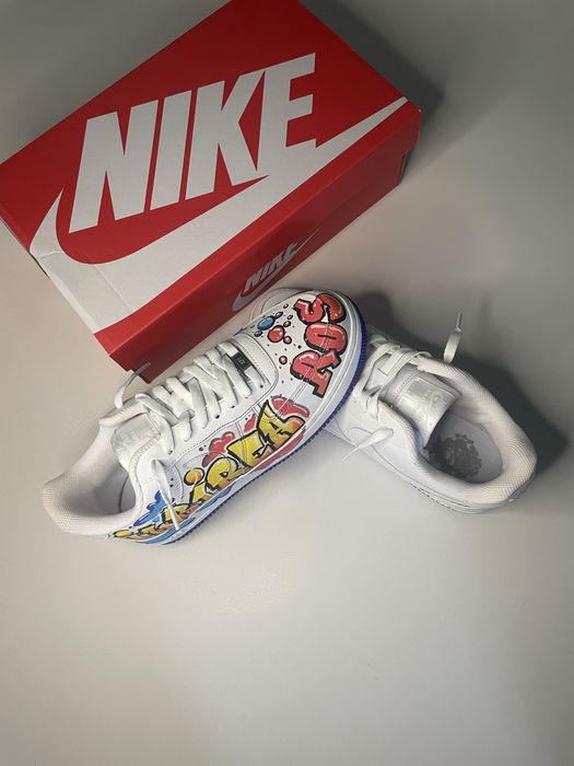 Air force 1 custom cu echipa de fotbal