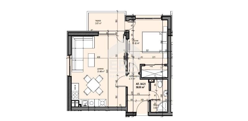 Продава се Двустаен апартамент в Банкя - 65 кв.м за 2077 €/кв.м - Снимка #2