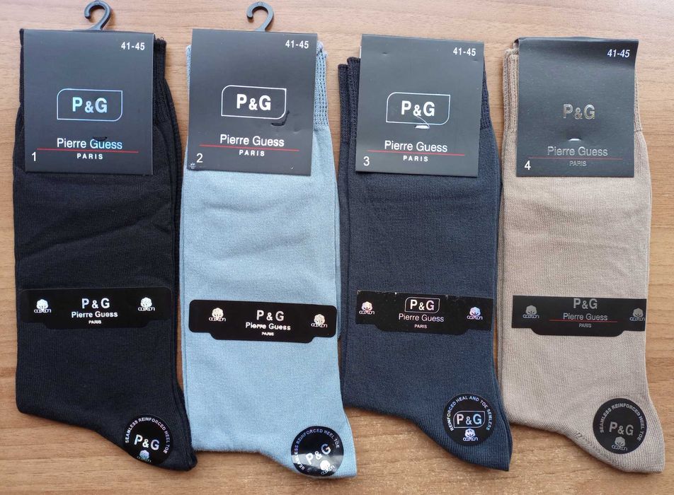 Мъжки тънки чорапи 100% ПАМУК