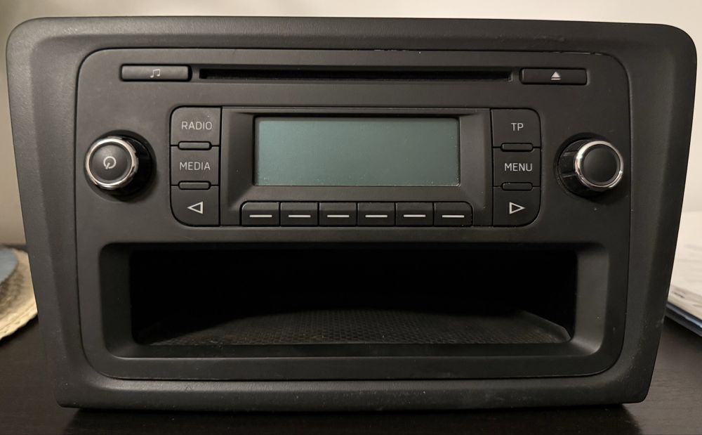 Radio CD Player Original Skoda Blues Rapid, Fabia 2, Roomster