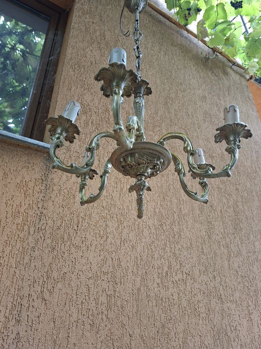 Candelabru, lustra din bronz