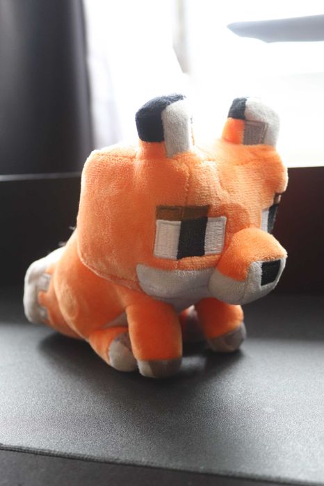 Jucărie de Pluș Minecraft Vulpe (Fox) Originală - Stare Excelentă